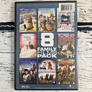 8 Film Family: Family Pack DVD (Snurks, Cool Dog, Rin Tin Tin, Prince & Me, Rin)